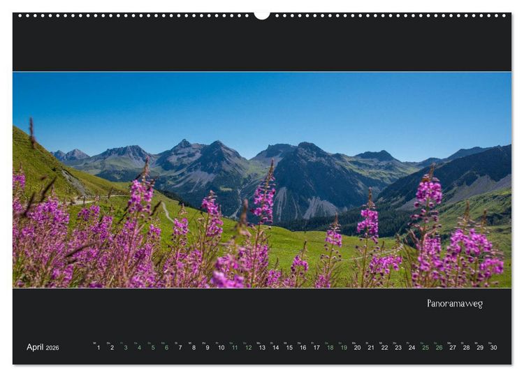 Produktbild: Arosa Panorama (Wandkalender 2026 DIN A2 quer), CALVENDO Monatskalender