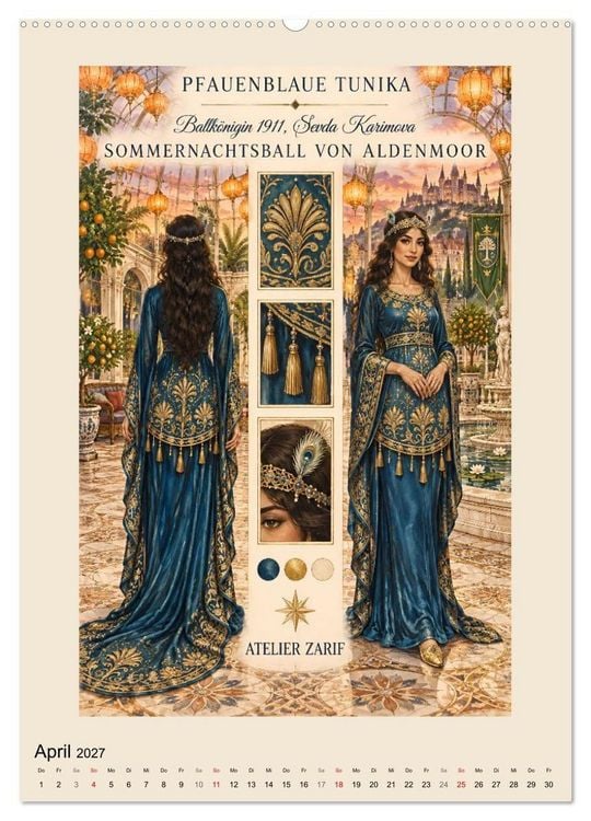 Produktbild: Die Ballk&ouml;niginnen von Aldenmoor (Wandkalender 2027 DIN A2 hoch), CALVENDO Monatskalender