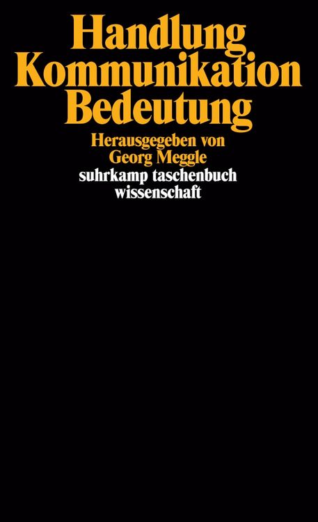 Produktbild: Handlung, Kommunikation, Bedeutung