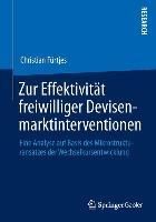 Produktbild: Zur Effektivit&auml;t freiwilliger Devisenmarktinterventionen