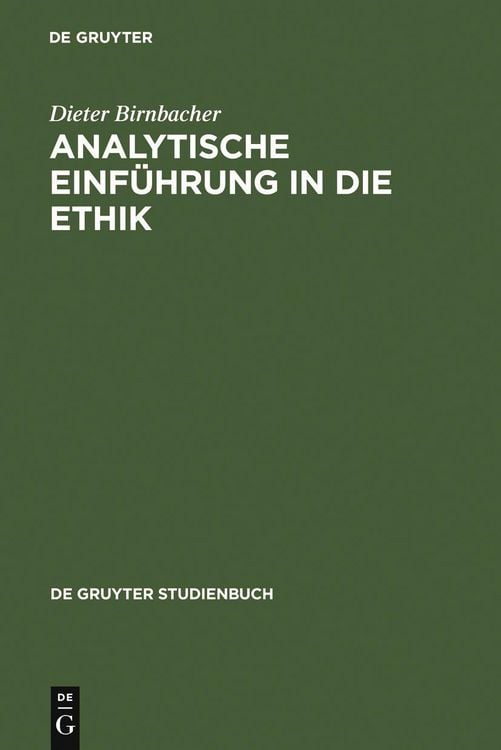 Produktbild: Analytische Einf&uuml;hrung in die Ethik