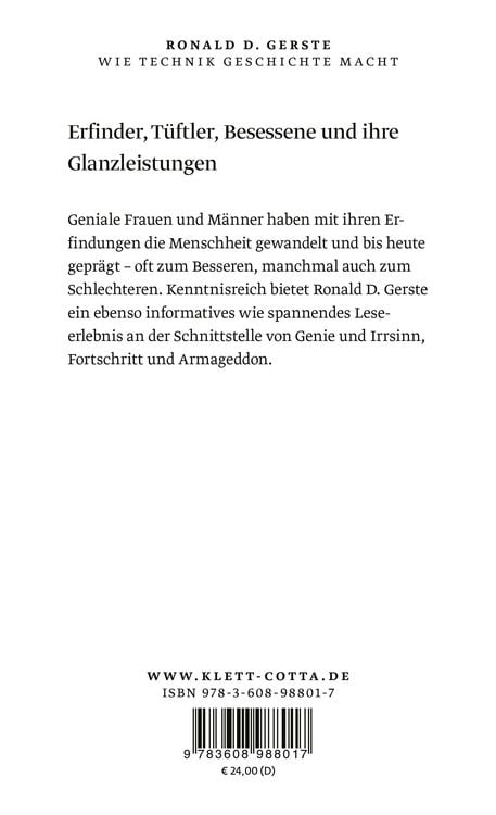 Produktbild: Wie Technik Geschichte macht