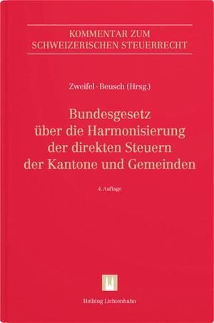 Produktbild: Bundesgesetz &uuml;ber die Harmonisierung der direkten Steuern der Kantone und Gemeinden