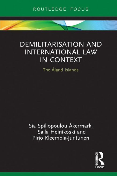Produktbild: Demilitarization and International Law in Context