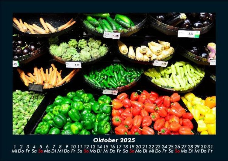 Produktbild: Gem&uuml;sekalender 2025 Fotokalender DIN A5