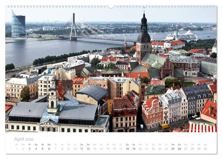 Produktbild: Hafenst&auml;dte der Ostsee (Wandkalender 2026 DIN A2 quer), CALVENDO Monatskalender