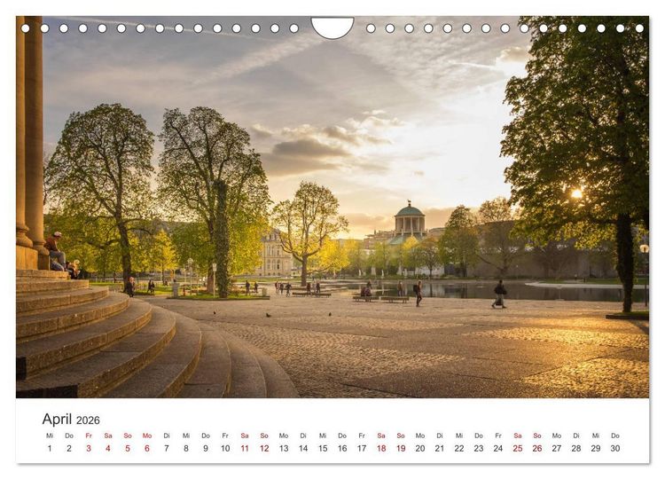 Produktbild: Stadtblick Stuttgart (Wandkalender 2026 DIN A4 quer), CALVENDO Monatskalender