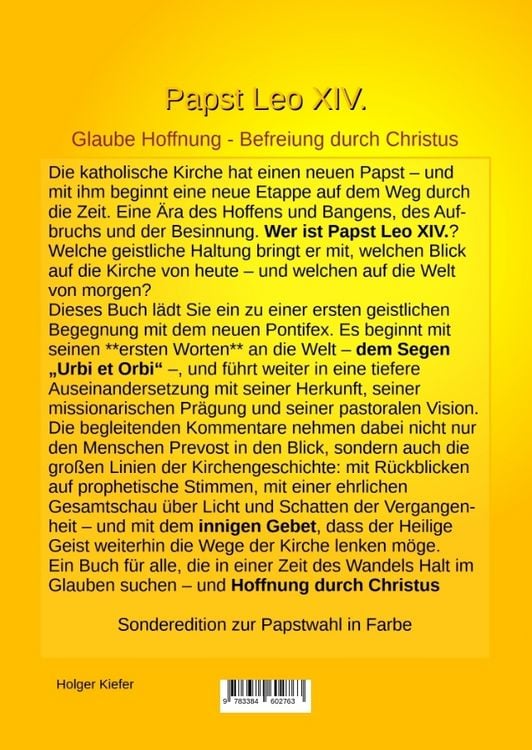 Produktbild: Papst Leo XIV.
