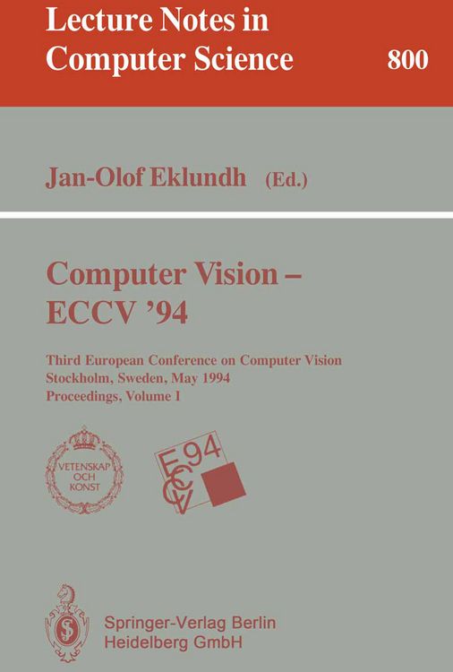 Produktbild: Computer Vision - ECCV '94