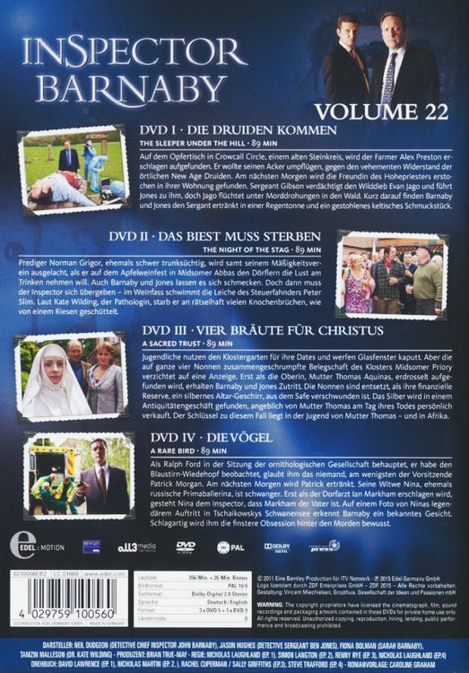 Produktbild: Inspector Barnaby Vol. 22 [4 DVDs]