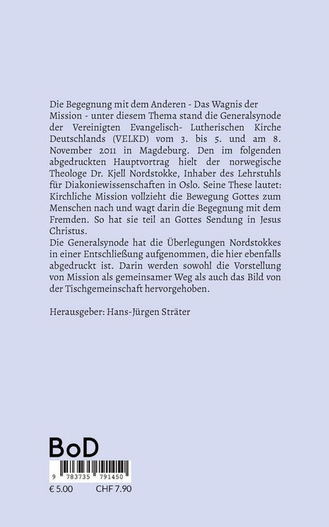Produktbild: Die Begegnung mit dem Anderen