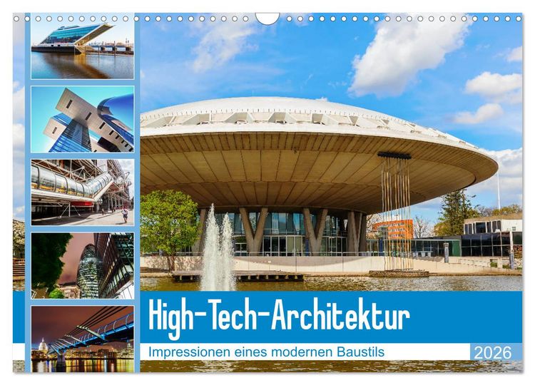Produktbild: High-Tech-Architektur - Impressionen eines modernen Baustils (Wandkalender 2026 DIN A3 quer), CALVENDO Monatskalender