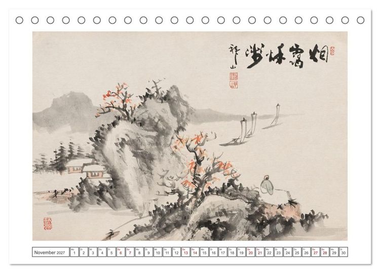 Produktbild: Yoshitsugu Haizan (Tischkalender 2027 DIN A5 quer), CALVENDO Monatskalender