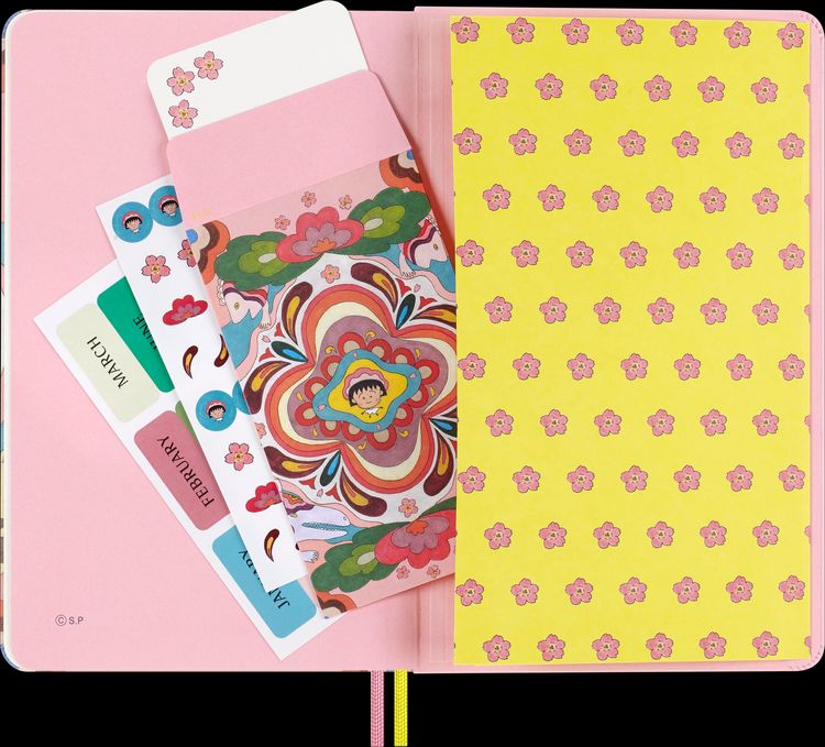 Produktbild: Moleskine Sakura Sammlerbox m. 2 Notizb&uuml;chern A5 Geb