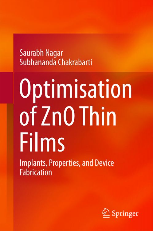 Produktbild: Optimisation of ZnO Thin Films