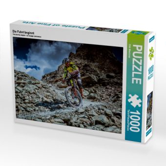 Produktbild: CALVENDO Puzzle Die Fahrt beginnt 1000 Teile Puzzle quer | 1000 Teile Lege-Gr&ouml;&szlig;e 64 &times; 48 cm Foto-Puzzle f&uuml;r gl&uuml;ckliche Stunden