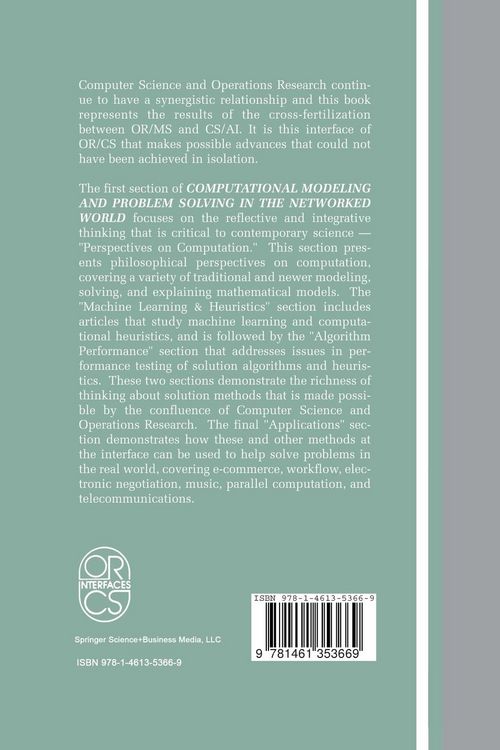 Produktbild: Computational Modeling and Problem Solving in the Networked World
