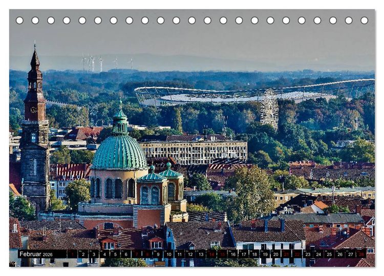 Produktbild: Hannover - Luftige Einblicke (Tischkalender 2026 DIN A5 quer), CALVENDO Monatskalender