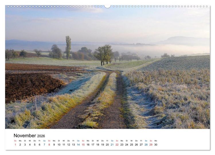 Produktbild: Felder und Wiesen (Wandkalender 2026 DIN A2 quer), CALVENDO Monatskalender