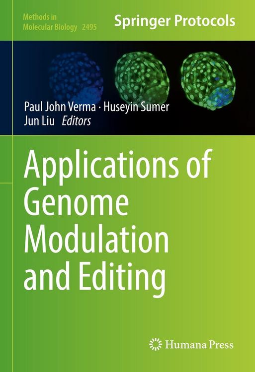 Produktbild: Applications of Genome Modulation and Editing