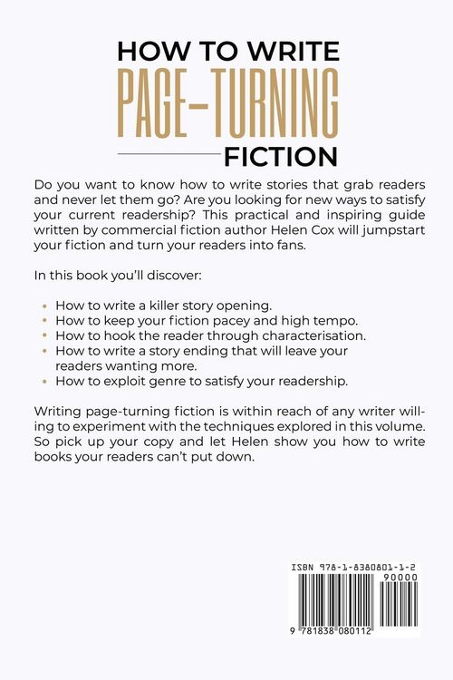 Produktbild: How to Write Page-Turning Fiction