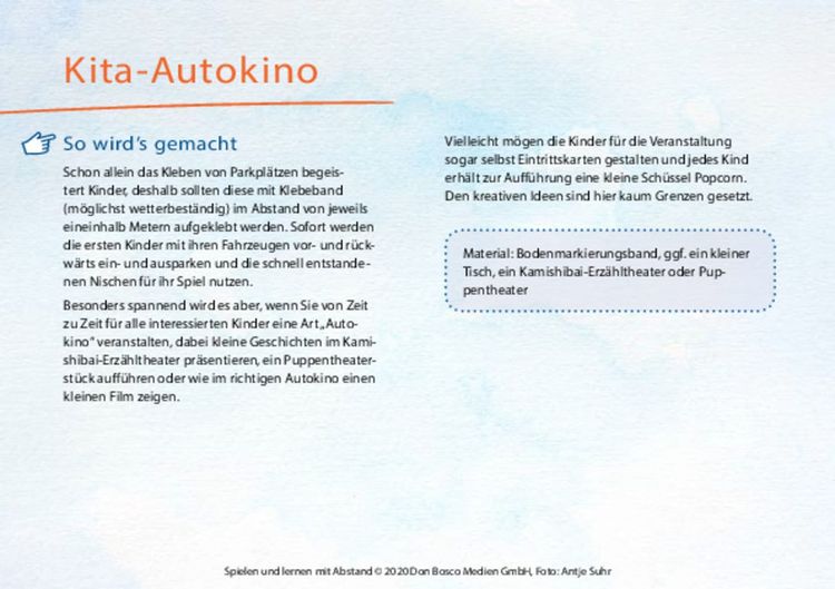 Produktbild: Spielen und lernen mit Abstand - Praxisideen für drinnen und draußen