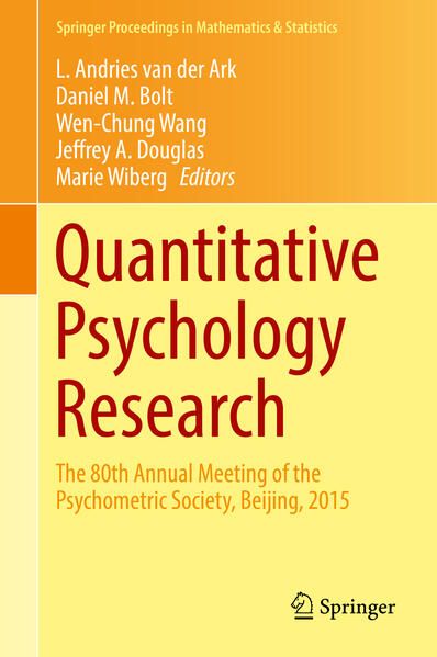 Produktbild: Quantitative Psychology Research