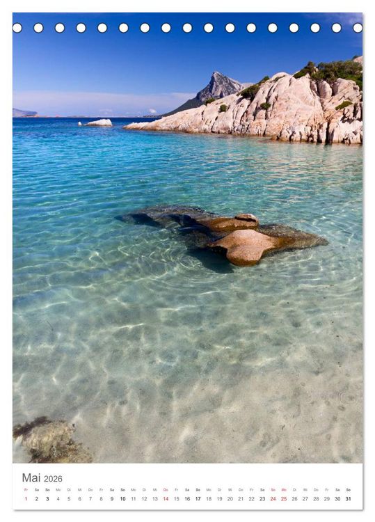 Produktbild: Sardinien (Tischkalender 2026 DIN A5 hoch), CALVENDO Monatskalender