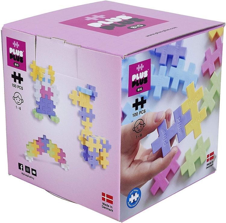 Produktbild: 100 Kreativ Bausteine BIG Pastell