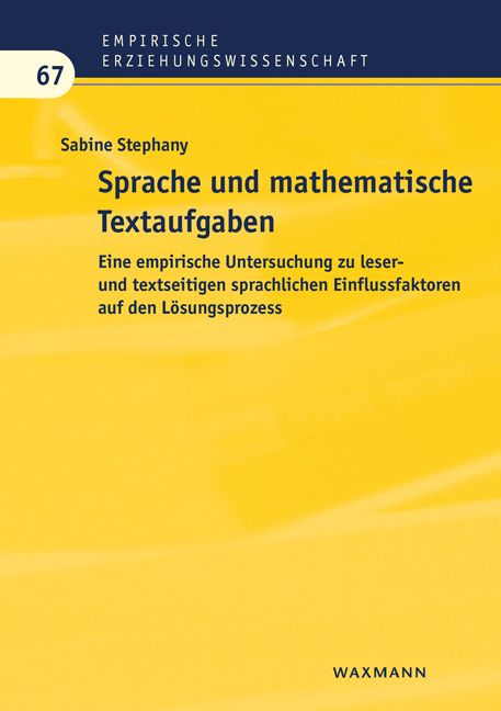 Produktbild: Sprache und mathematische Textaufgaben