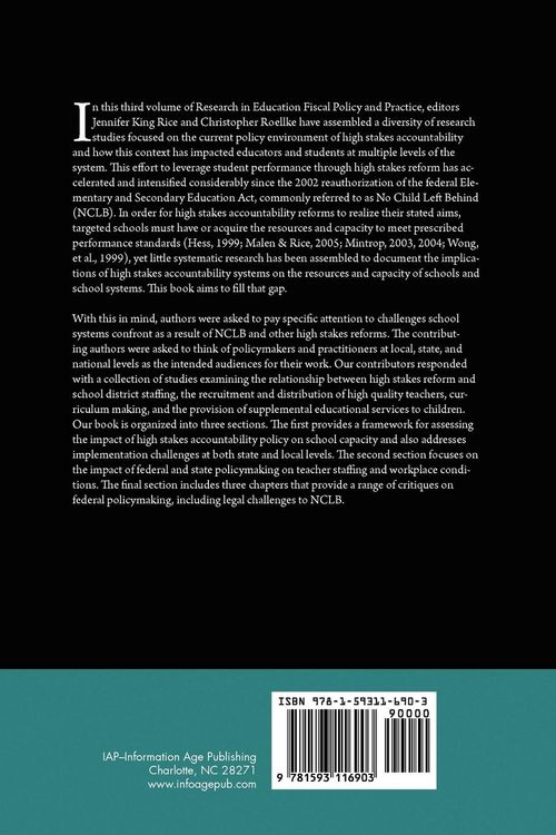 Produktbild: High Stakes Accountability