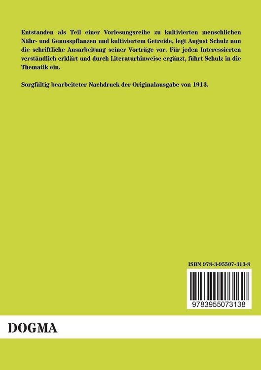 Produktbild: Die Geschichte der kultivierten Getreide