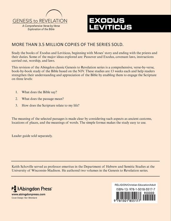 Produktbild: Genesis to Revelation: Exodus, Leviticus Participant Book
