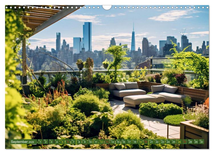 Produktbild: Nature Feeling - Urban Jungle (Wall Calendar 2026 DIN A3 landscape), CALVENDO 12 Month Wall Calendar