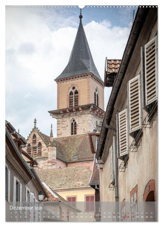 Produktbild: Ribeauville (Wandkalender 2026 DIN A2 hoch), CALVENDO Monatskalender