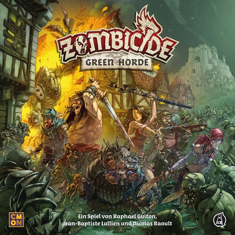 Produktbild: Asmodee CMN1200 - Zombicide, Green Horde, Brettspiel, Strategiespiel, Fantasyspiel