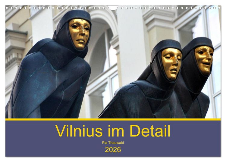 Produktbild: Vilnius im Detail (Wandkalender 2026 DIN A3 quer), CALVENDO Monatskalender