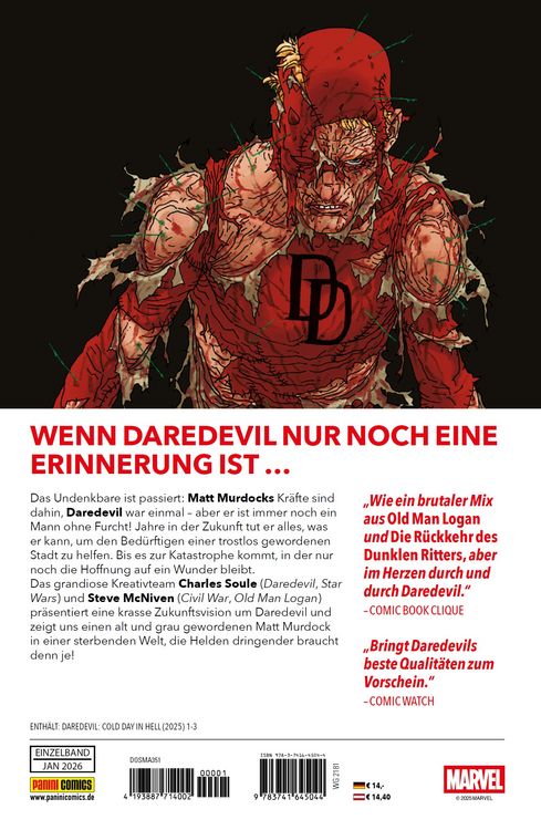 Produktbild: Daredevil: Ein kalter Tag in der H&ouml;lle