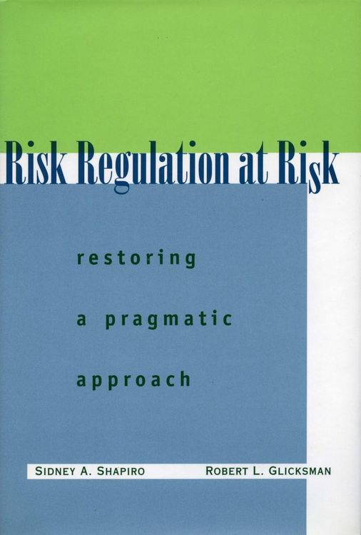 Produktbild: Risk Regulation at Risk