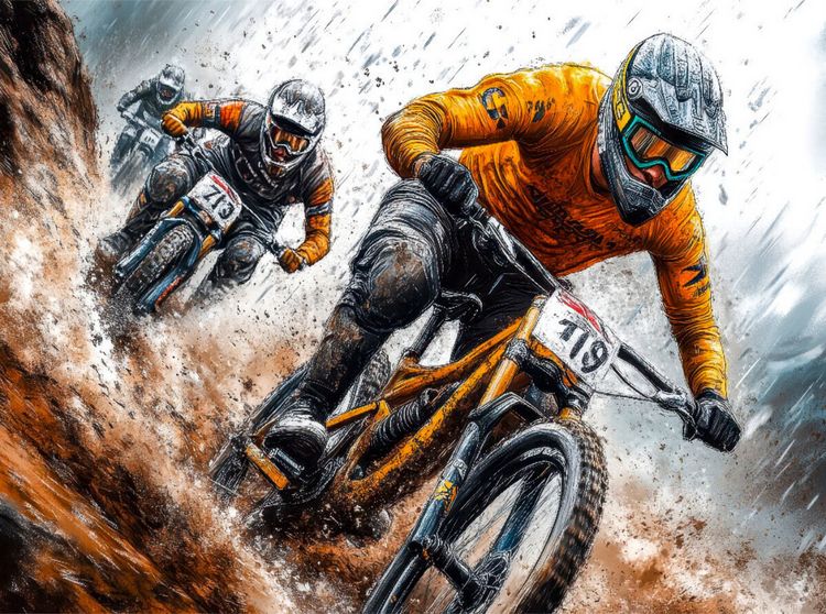 Produktbild: CALVENDO Puzzle Mountainbike | 2000 Teile Lege-Gr&ouml;&szlig;e 90x67cm Foto-Puzzle f&uuml;r gl&uuml;ckliche Stunden