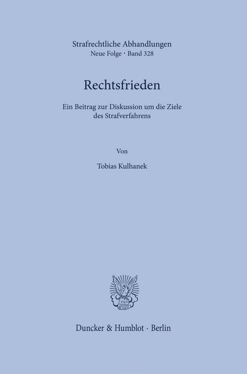 Produktbild: Rechtsfrieden