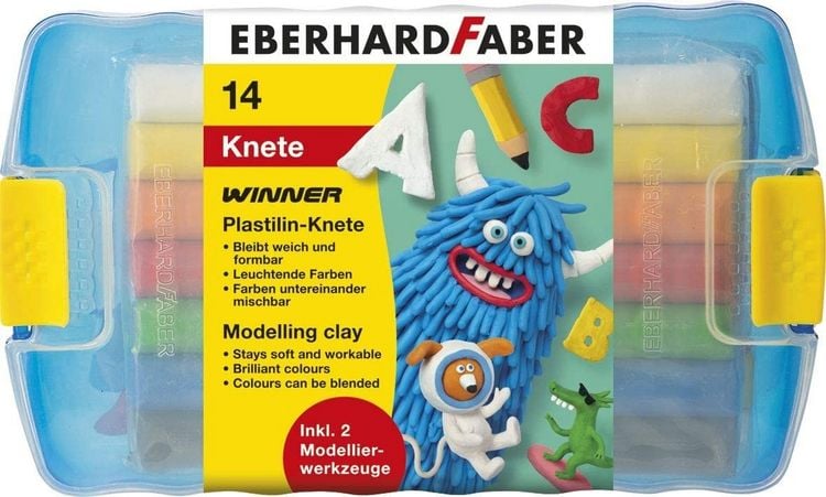 Bild vom Artikel Eberhard Faber 572010 - Plastilin-Knete, inklusive 2 Modellierwerkzeuge vom Autor 