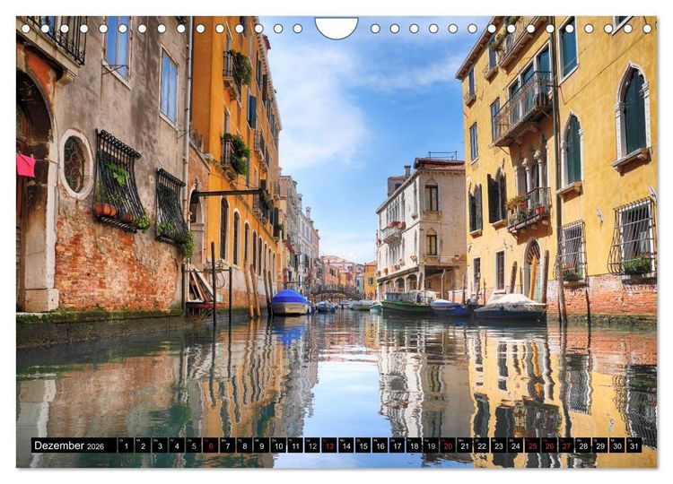 Produktbild: Venedig - Der andere Blick (Wandkalender 2026 DIN A4 quer), CALVENDO Monatskalender