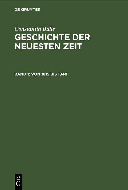 Produktbild: Von 1815 bis 1848