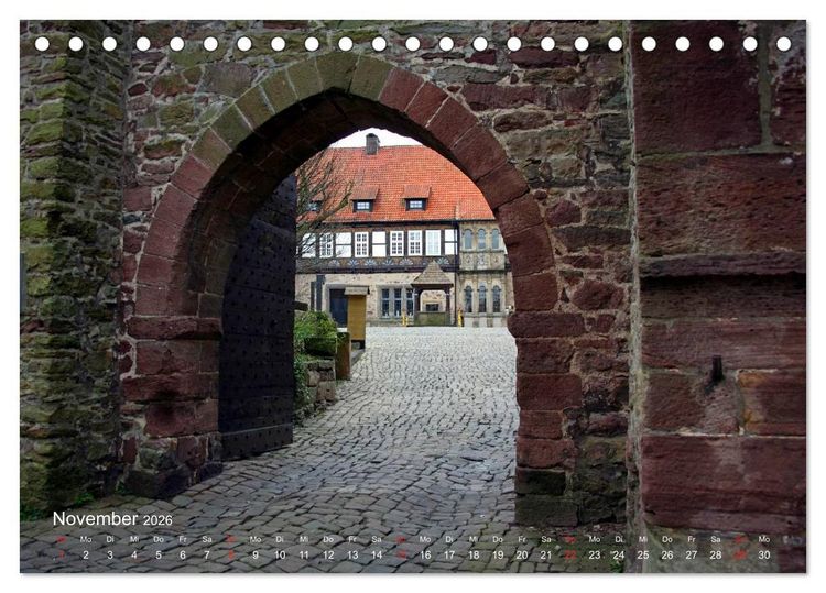 Produktbild: Blomberg in Lippe (Tischkalender 2026 DIN A5 quer), CALVENDO Monatskalender