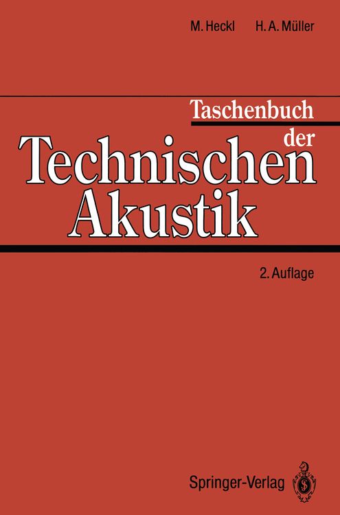 Produktbild: Taschenbuch der Technischen Akustik