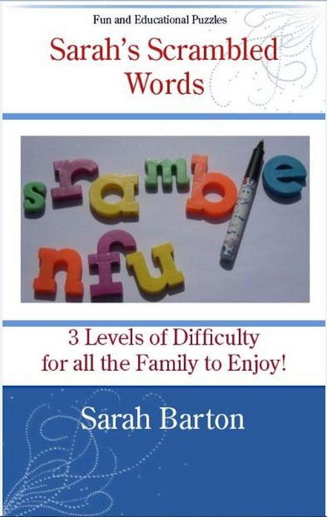 Produktbild: Sarah's Scrambled Words: 3 Levels of Difficulty for all the Family to Enjoy