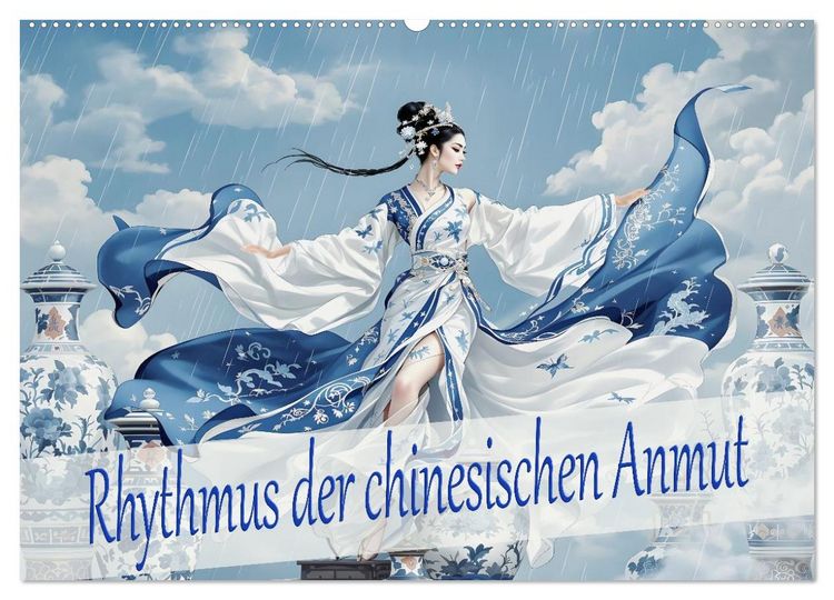 Produktbild: Rhythmus der chinesischen Anmut (Wandkalender 2026 DIN A2 quer), CALVENDO Monatskalender