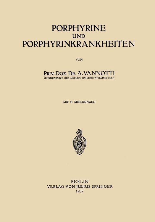 Produktbild: Porphyrine und Porphyrinkrankheiten