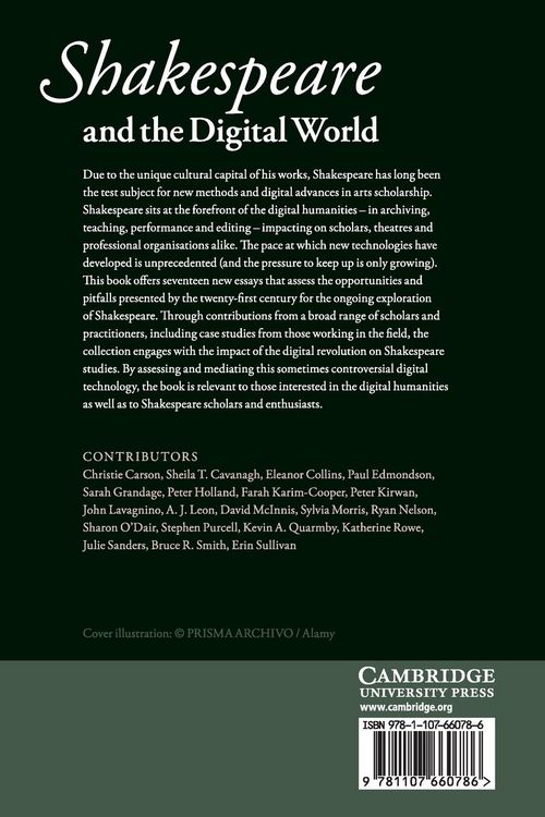 Produktbild: Shakespeare and the Digital World
